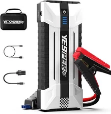 YESPER Portable Jump Starter Power Bank 4120A Jumper Pack Booster Box Heavy Duty