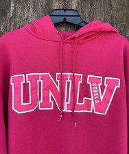 Vintage Champion UNLV Runnin Rebels Pink Hoodie Sweatshirt Las Vegas Women’s (M)