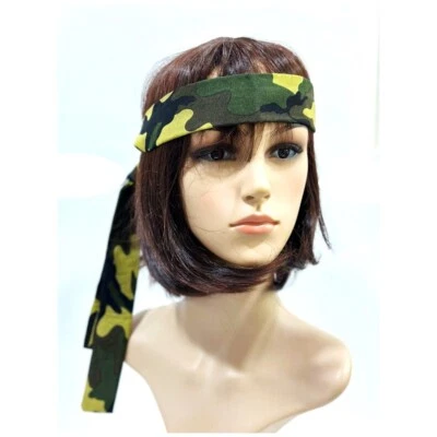 STYLEX PARTY Army Headband Fancy Dress Army War Warrior Costume Party Camouflage