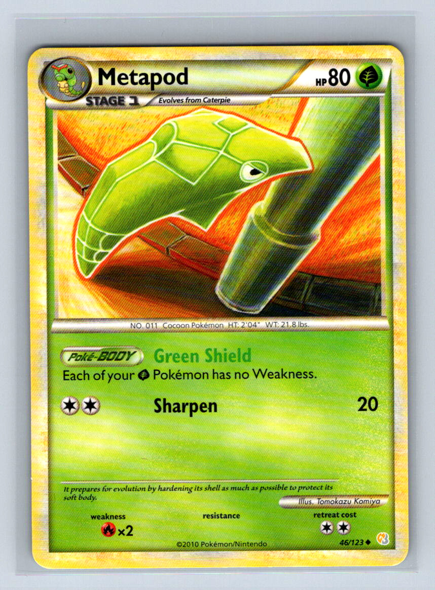 Pokemon Metapod HeartGold & SoulSilver 46/123