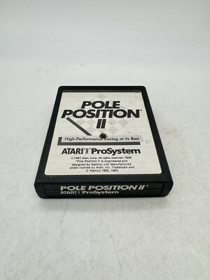 Pole Position II [2], 1987, Atari 7800 - CARTRIDGE Only Tested