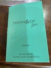 TIFFANY & CO LOVE FOR HER EDP, LOT OF 10 SPRAY , 0.04 OZ EACH
