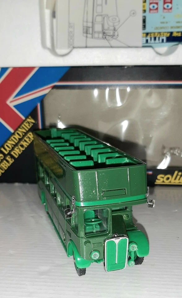BUS LONDONIEN  DOUBLE DECKER N°4402 VERDE SOLIDO SCALA 1/50 - Immagine 4 di 4