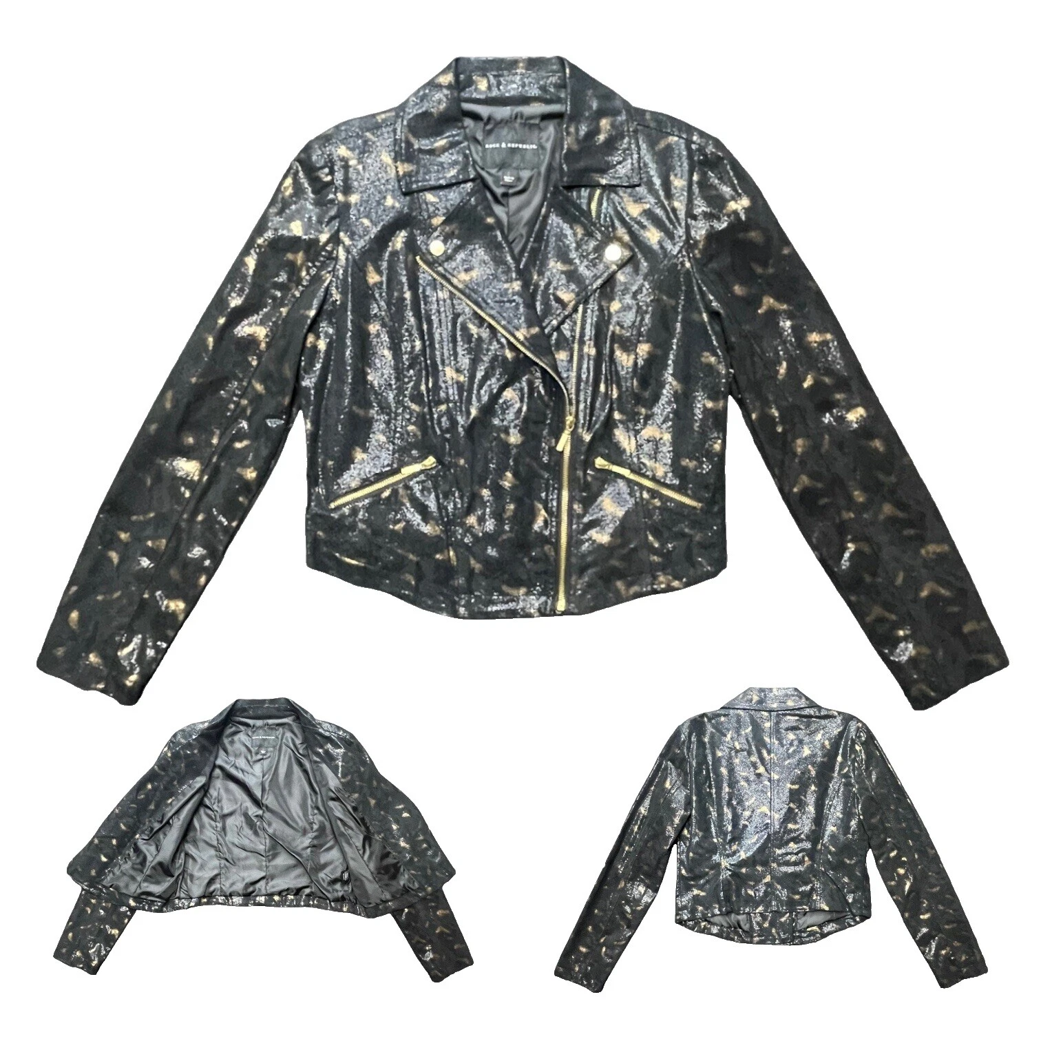 Chaqueta de moto Rock & Republic Casual abrigos, chaquetas y chalecos para Mujeres