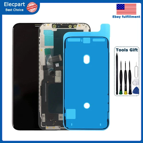Black For iPhone XS A1920 A2097 A2098 A2100 LCD Display Touch Screen Digitizer