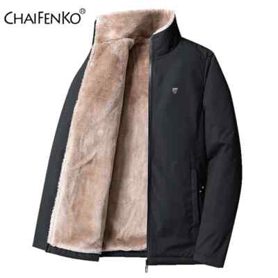 Winddichte Fleecejacke Herren Winter - lässiger warmer Mantel für Herbst & Winter