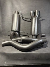 MBRP Armor BLK 3" Axle-Back Exhaust System Kit fit 2014-2019 Chevy Corvette 6.2L