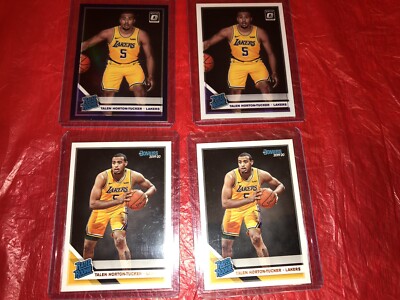 Lot (4) Talen Horton-Tucker Donruss Optic Purple & Base Plus Donruss Base Cards