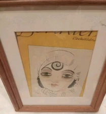 Bonniers Veckotidning 1927 Magazine Cover 1 PageDeco Lady Car Ad On Reverse Side