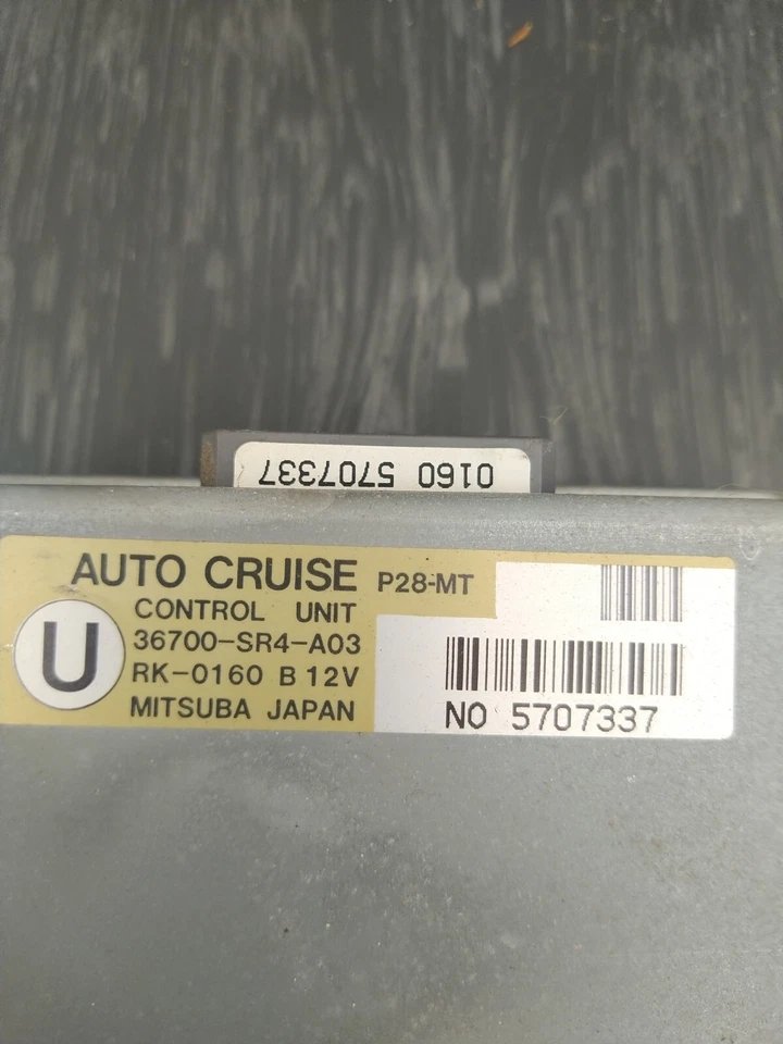 1992 - 1995 Honda Civic Auto Cruise Module Control Mitsuba Unit 36700Sr4a03 OEM - Изображение 2 из 3