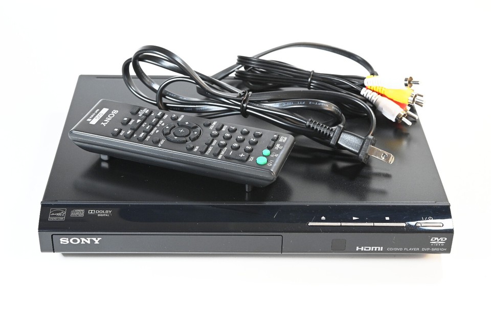 Sony -DVD CD Player DVP-SR510H w/1080p HD - Upconversion - Upscaling ...