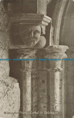 R626301 Wilmington Priory. Corbel im Torhaus. San Bride