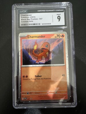graded charmander card Pokemon Charmander Scarlet Violet 151 Promo Holo CGC Graded 9 Mint Not PSA  Card