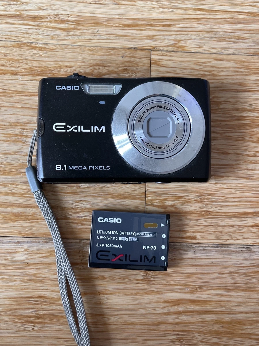 Casio EXILIM ZOOM EX Z150 8.1MP Digital Camera Black No Charger