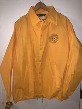 Vtg AIC American International College Springfield MA Nylon Shell Jacket XLarge