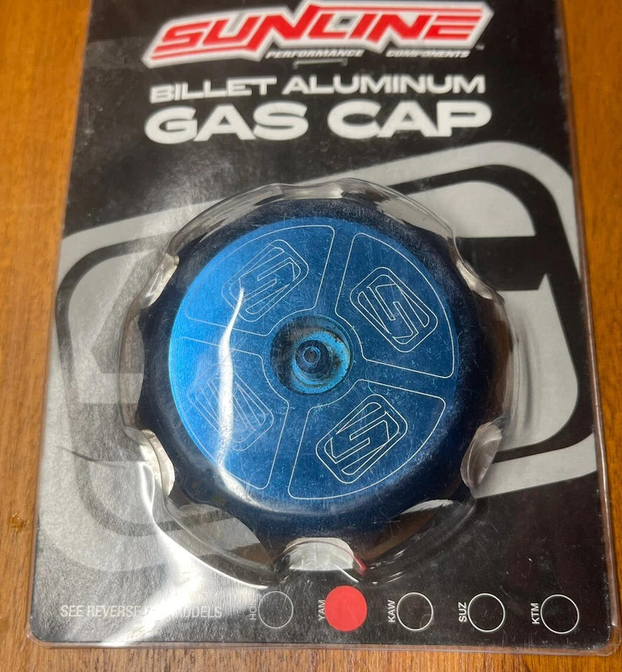 Tapa de gas de aluminio Sunline Billet YZ/YZF/KX YZ85 01-08, YZ125/250F/450F 03-08 NUEVO Foto 3 de 4