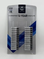 (2) (48 Batteries ) Member's Mark Alkaline AAA Batteries Exp. 12/2035