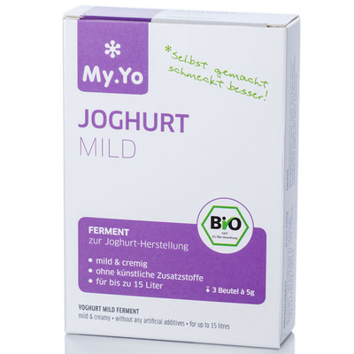 My.Yo Joghurtferment Mild zur Joghurtherstellung, milde Joghurtkulturen, Joghurt