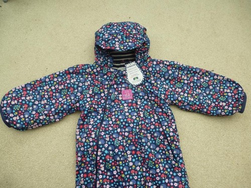Jojo Maman Bebe PUDDLESUIT NEW 🌈 FLEECE Lined ALL-IN-ONE Snowsuit LOTS DESIGNS - Picture 12 of 109