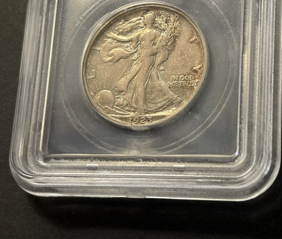 1923-S Walking Liberty Half Dollar, ICG EF40, Better Date , XF, Extra Fine - Image 4 of 4