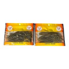 Head Hunter Fishing 2 Curtail Worm   12 CT NEW CT337-044R
