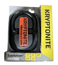 Kryptonite Evolution Ground Anchor Black 14mm Hardware Included