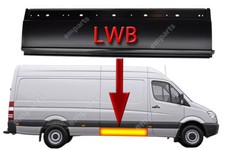 For Mercedes Sprinter LWB Side Lower Panel Metal Repair Moulding O/S 2006 2018