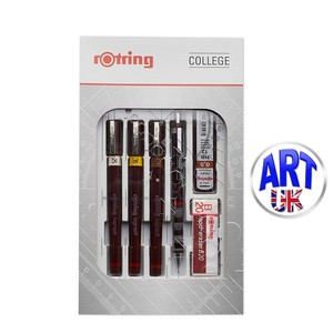 Détails Sur Rotring Isograph College Set Technique Stylos Crayon Gomme Dessin Encre Afficher Le Titre Dorigine