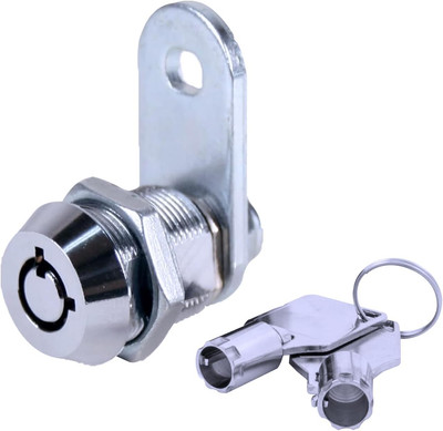 Security 2400AS-KA Tubular Cam Lock with 5/8'' Cylinder and Chrome Finish