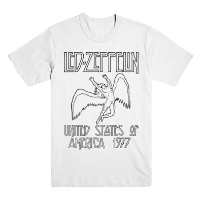 ￼ good condition use only one time Led Zeppelin USA 77 Icarus Classic Rock Heavy Metal Music Band T