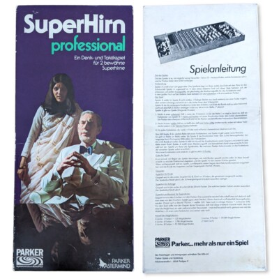 Superhirn Professional / Parker 1976 / denk und Taktikspiel / innen Top Zustand 