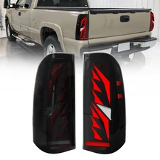 For 2003-2006 Chevy Silverado 1500 1500HD 2500 2500HD 3500 LED Tail Lights Lamps