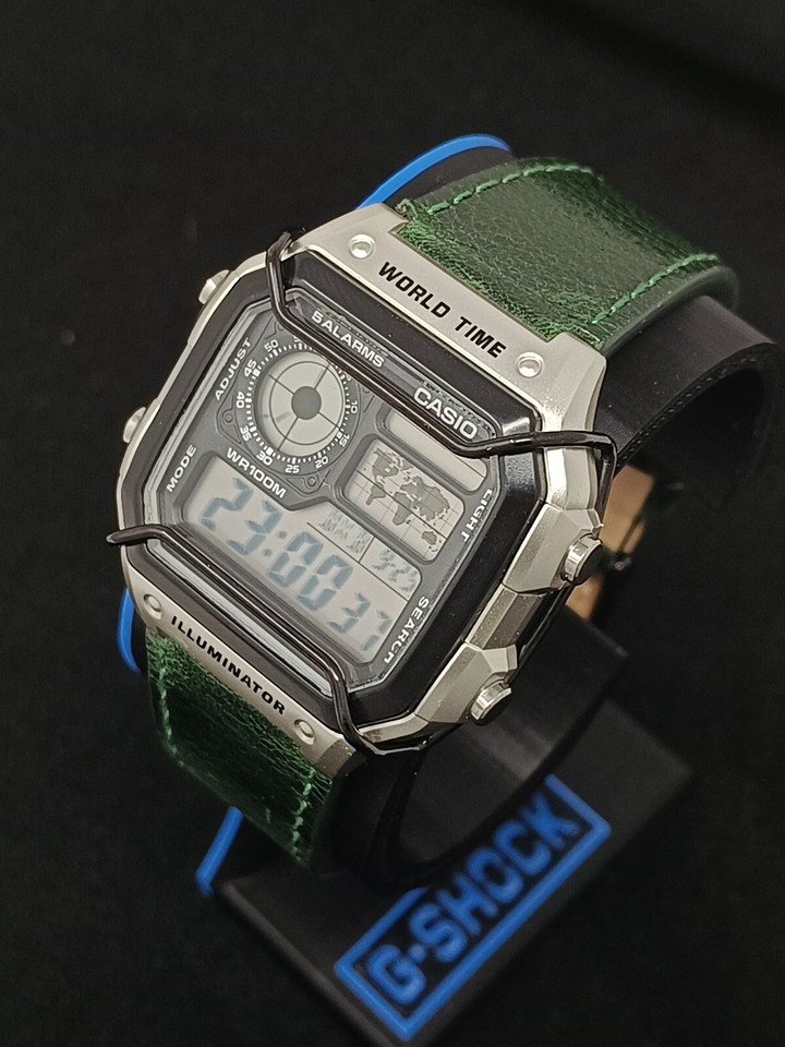 Casio GShock AE1200, AE1300 Black Bull Bars Protector Casio Royale UK