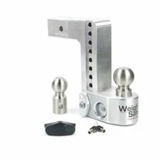 Weigh Safe Hitches WS8-2.5 Adjustable 8" Drop Hitch Ball Mount; 2.5" Shaft