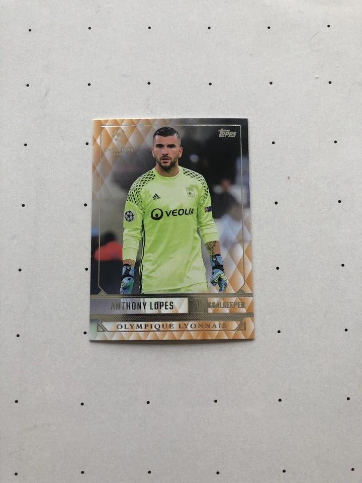 2016-2017 Topps UEFA Champions League Showcase Orange Mint #134 Anthony Lopes! - Image 2 of 4