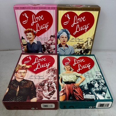 I Love Lucy Complete 1st, 2nd, 4th, 5th Season DVD Box Sets Tested Working