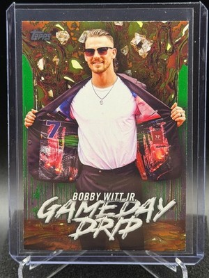 Bobby Witt Jr. 2026 Topps Celebration Game Day Drip Green Foil #70/99 - Royals