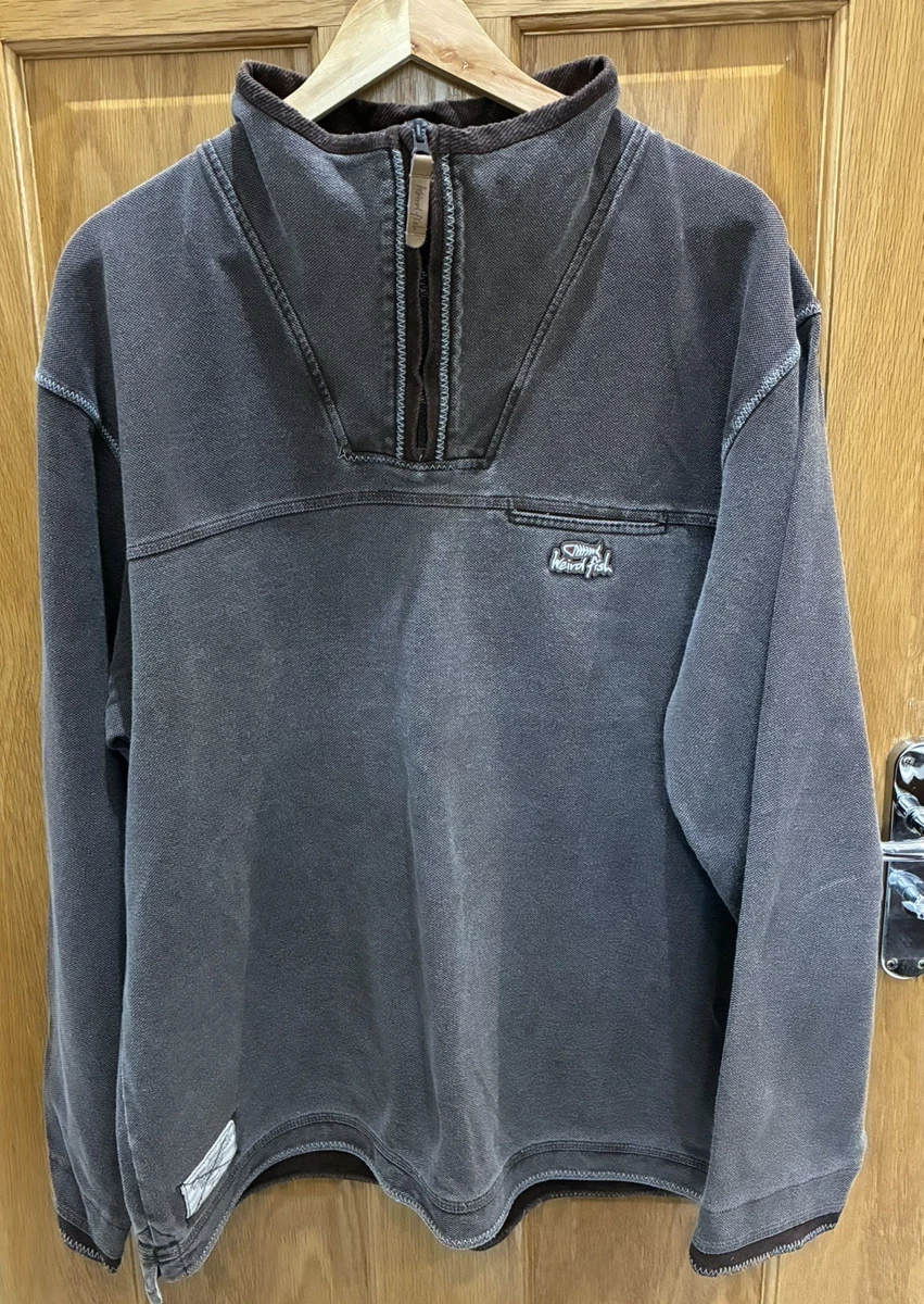 Pull Hoodie Homme Weird Fish - Marron - Taille 2XL - Polyester - AQ10 - Bon état