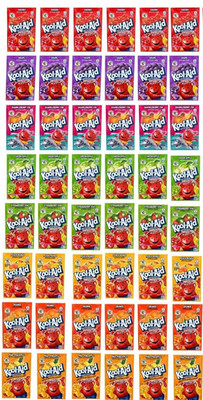 48x Packets Kool-Aid Variety Flavor Caffeine Free Soft Drink Mix | Mix & Match |