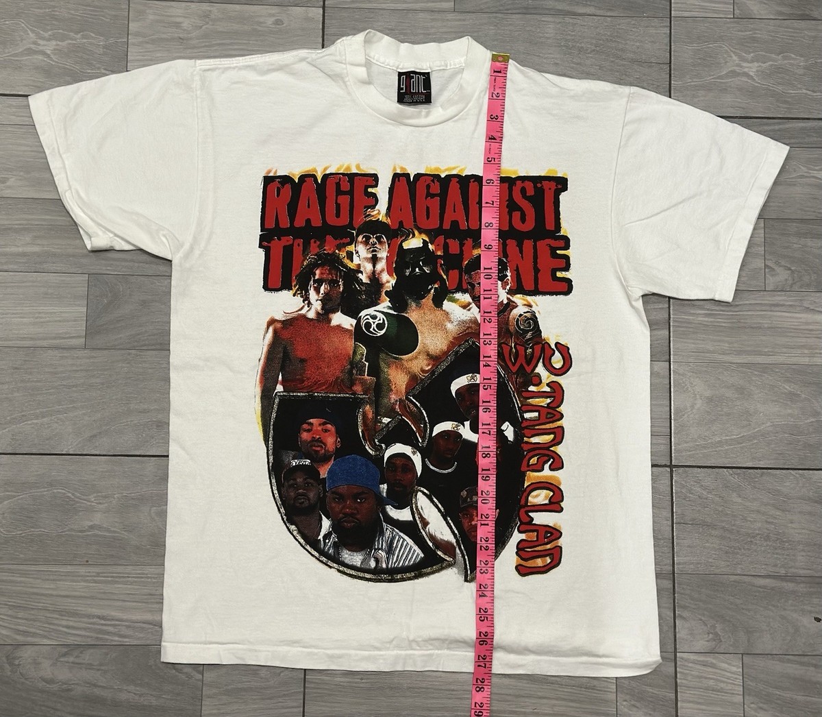 RAGE AGAINST THE MACHINE & WU TANG CLAN vintage 1997 TOUR t shirt