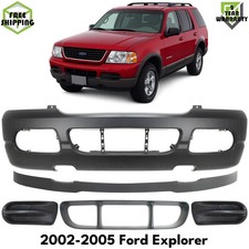 Front Bumper Cover Primed Plastic Fog Lights Cover For 2002-2005 Ford Explorer Front Bumper Cover Primed Plastic Fog Lights Cover For 2002-2005 Ford Explorer