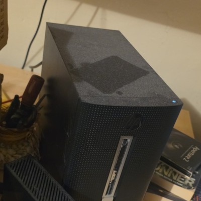 HP Tower Desktop Computer Black   HP Black Tower Form Factor Desktop PC