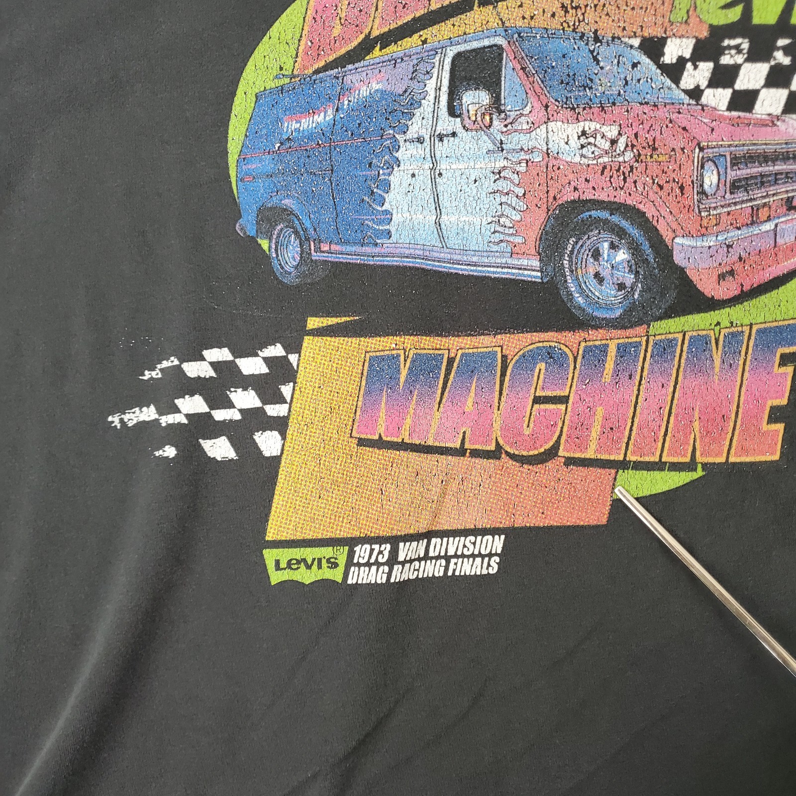 Levi's Shirt Men 2XL Gray Crew Neck Short Sleeve Graphic Stretch Pullover Casual thumbnail 8