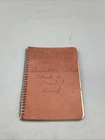 Vintage WW2 Military Barber Shop Cash & Credit Book-Co. B 739 M.P.