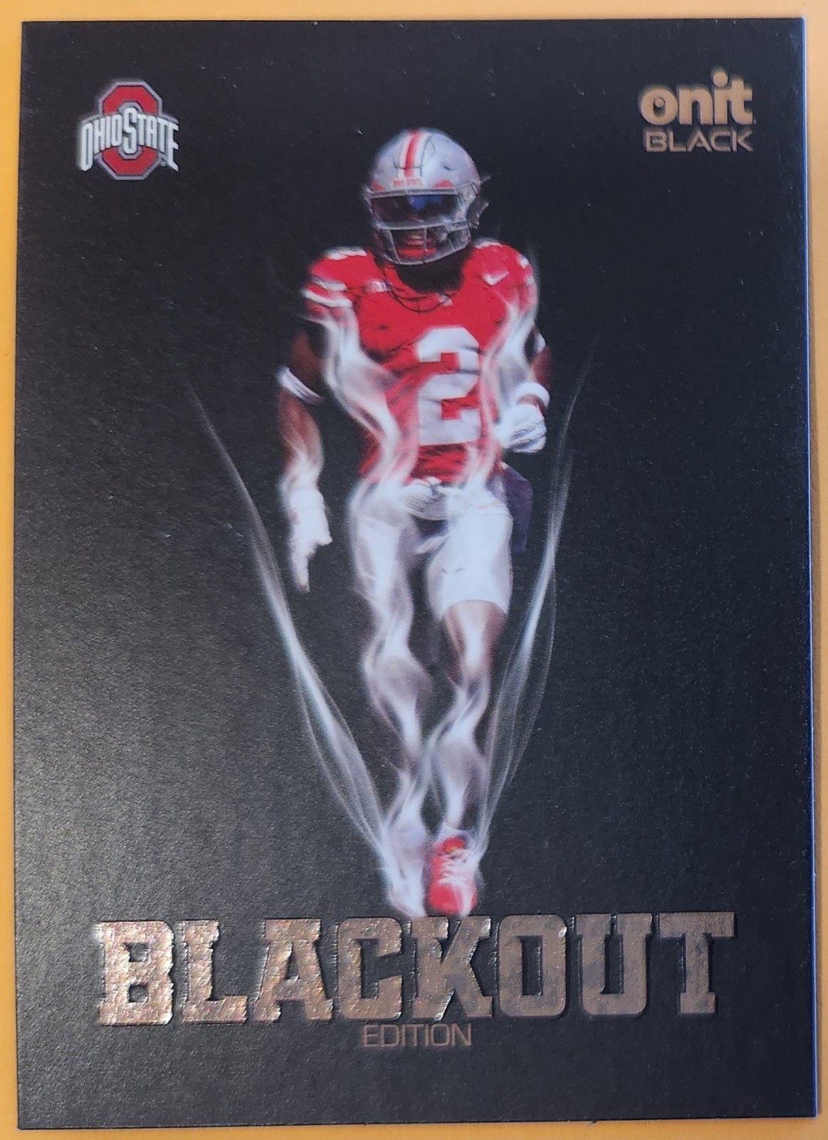 2025 Onit Athlete, Caleb Downs, Black Series BL-3 Blackout OSU Buckeyes