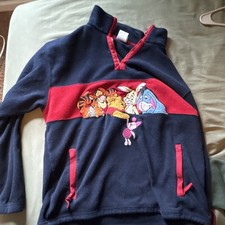 The Disney Store Winnie The Pooh Vintage Quarter Zip Rare