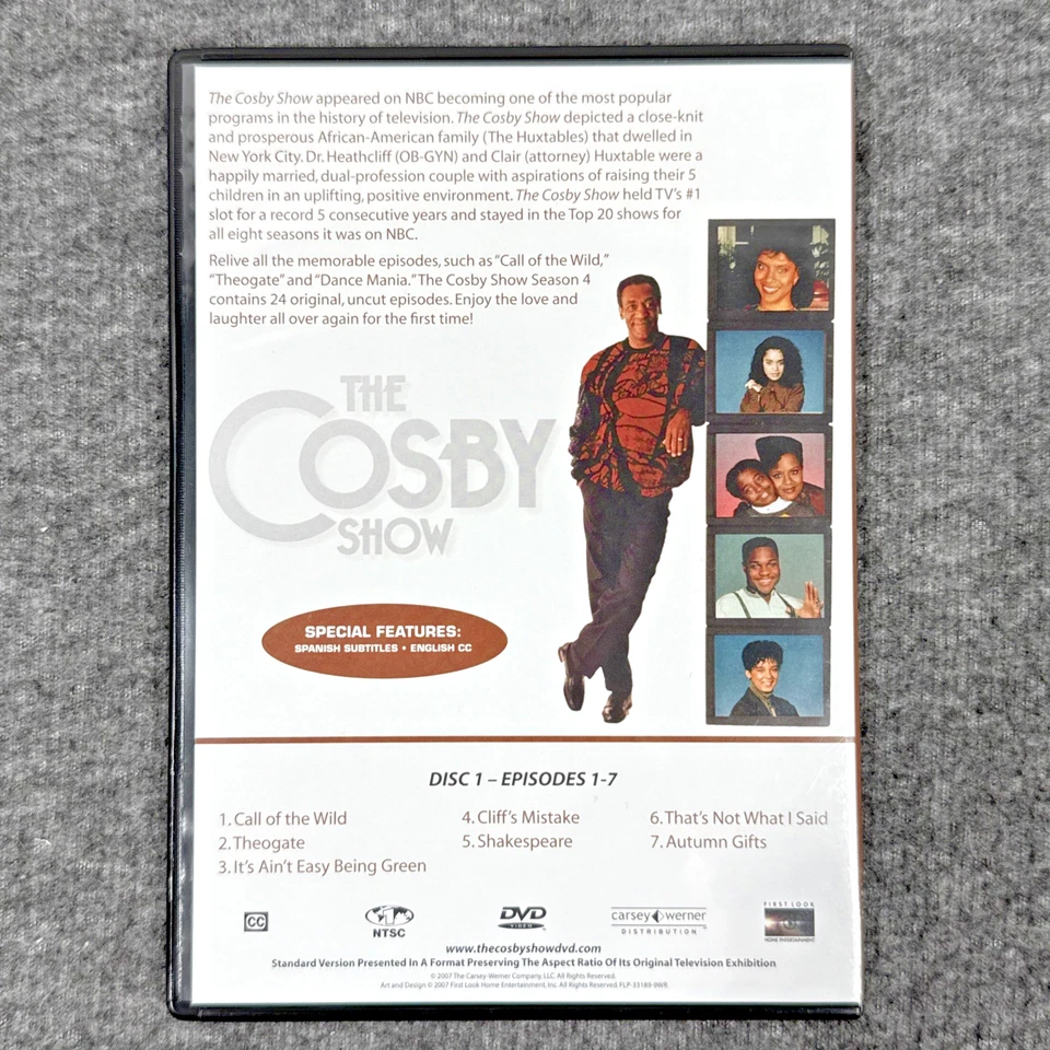 The Cosby Show Season 4 DVD Disc 1 Only Replacement Disc - Like New - Image 2 of 3