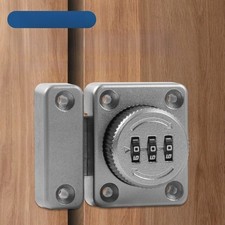 Locking Solution with Combination Code for Door Cabinet Drawer without Drilling