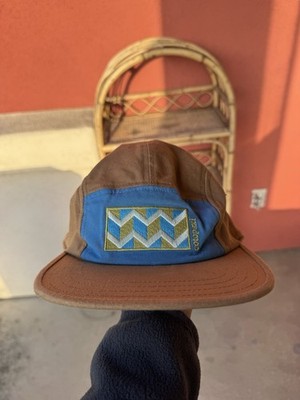Cotopaxi Cotton Cap Brown Blue Pattern Outdoor Unisex One Size Hat
