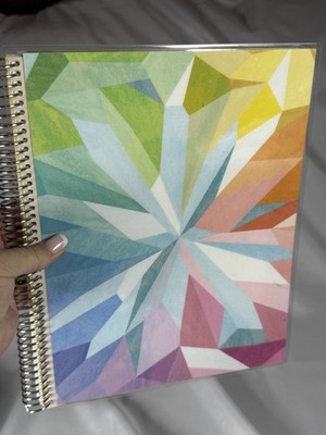 Erin Condren 8.5'' X 11'' Spiral Bound Productivity Notebook, Kaleidoscope Colo...